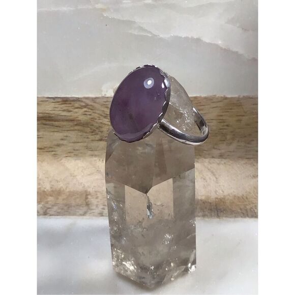,Ring, Lavender Amethyst Ring, NEW, size 8, Purple, Handmade - Picture 3 of 5